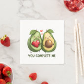 Serviette En Papier Valentine Don Avocado Vous Me Complétez (En situation)