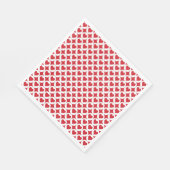 Serviette En Papier Valentine Hearts Paper Napkins (Coin)