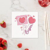 Serviette En Papier Valentine Hey Sugar (En situation)