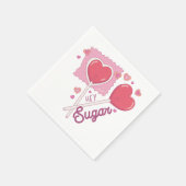 Serviette En Papier Valentine Hey Sugar (Coin)