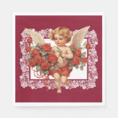 Serviette En Papier Valentine vintage (Devant)
