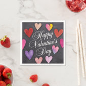Serviette En Papier Valentines (En situation)