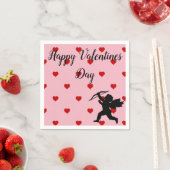 Serviette En Papier Valentines (En situation)