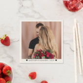 Serviette En Papier  Valentine's Day Photo Couple Romantic Custom  (En situation)