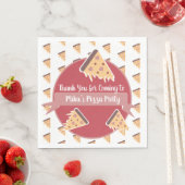 Serviette En Papier Valentines Jour Pizza Party Enfants (En situation)