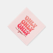 Serviette En Papier Valentine's Only You (Coin)