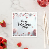 Serviette En Papier Valentines papier jour Napkin (En situation)