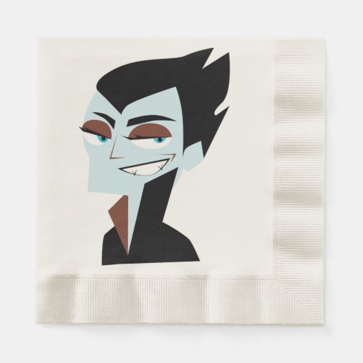 SERVIETTE EN PAPIER VAMPIRE (Devant)