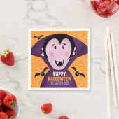 Serviette En Papier Vampire Dracula Bats Enfants Joli Halloween (En situation)