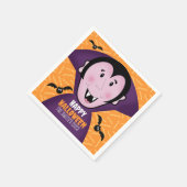 Serviette En Papier Vampire Dracula Bats Enfants Joli Halloween (Coin)