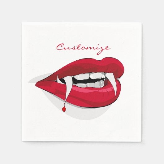 Serviette En Papier Vampire Smile Thunder_Cove (Devant)