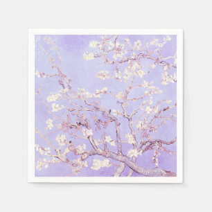 Serviette En Papier Van Gogh Almond Blossoms Lavande