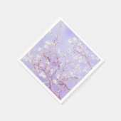 Serviette En Papier Van Gogh Almond Blossoms Lavande (Coin)