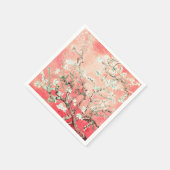 Serviette En Papier Van Gogh Almond Blossoms Peach (Coin)