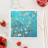 Serviette En Papier Van Gogh - Branches avec fleurs d'amandier (En situation)