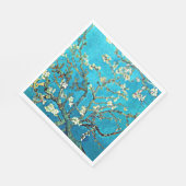 Serviette En Papier Van Gogh - Branches avec fleurs d'amandier (Coin)