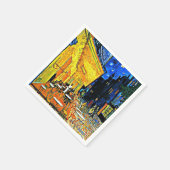 Serviette En Papier Van Gogh - Café Terrasse en soirée (Coin)