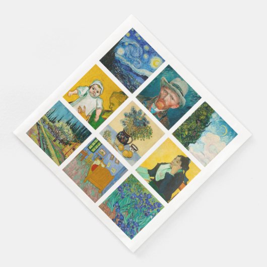 Serviette En Papier Van Gogh Expo (Coin)