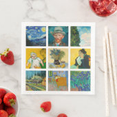 Serviette En Papier Van Gogh Expo (En situation)