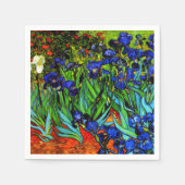 Serviette En Papier Van Gogh - Irises, (Devant)