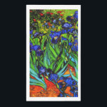 Serviette En Papier Van Gogh - Irises, célèbre peinture,<br><div class="desc">La peinture populaire de Vincent van Gogh,  Irises</div>