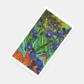 Serviette En Papier Van Gogh - Irises, célèbre peinture, (Coin)