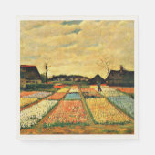 Serviette En Papier Van Gogh - Lits à fleurs en Hollande (Devant)