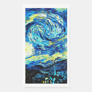 Serviette En Papier Van Gogh - Nuit étoilée