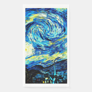 Serviette En Papier Van Gogh - Nuit étoilée