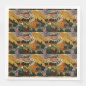 Serviette En Papier Van Gogh Paysage avec Maison et Plowman (Devant)