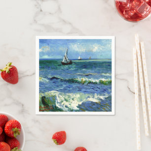 Serviette En Papier Van Gogh - Paysage marin