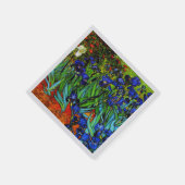 Serviette En Papier Van Gogh peinture, Irises, (Coin)