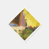 Serviette En Papier Van Gogh - Rue à Saintes-Maries, (Coin)