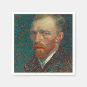 Serviette En Papier Van Gogh Self Portrait Art Peinture