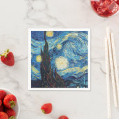 Serviette En Papier Van Gogh Starry Classic Nuit Impressionnisme Art (En situation)