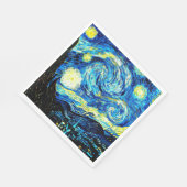 Serviette En Papier Van Gogh - Starry Night, célèbre peinture Napkins (Coin)