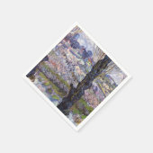 Serviette En Papier Van Gogh Vue Arles Jardin Fleuri (Coin)