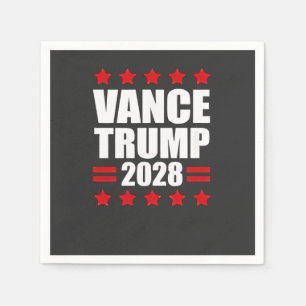 Serviette En Papier Vance Trump Election présidentielle 2028 Politique