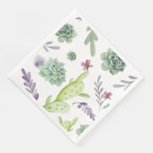 Serviette En Papier Variété de cactus (Coin)
