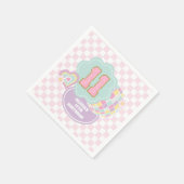 Serviette En Papier Varsity pastel patch 11e anniversaire (Coin)