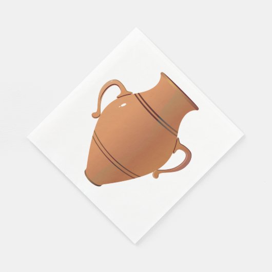 Serviette En Papier Vase d'argile (Coin)