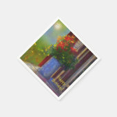 Serviette En Papier Vase De Fleurs Rêves (Coin)