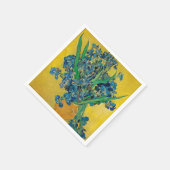 Serviette En Papier Vase Van Gogh avec Iris Classic Impressionnisme (Coin)