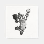 Serviette En Papier Vedette de Pickleball (Devant)