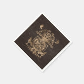 Serviette En Papier Vegvisir - Viking Compas Ornement (Coin)