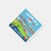 Serviette En Papier Véhicules de transport, voitures, serviettes d'ann (Coin)