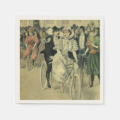Serviette En Papier Vélo neuf mariée et mariée Mariage victorienne (Devant)