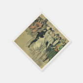 Serviette En Papier Vélo neuf mariée et mariée Mariage victorienne (Coin)