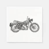 Serviette En Papier Velocette Venom Motorcycle Papier Partie Naples (Devant)