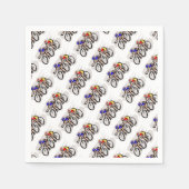 Serviette En Papier Vélos (Devant)